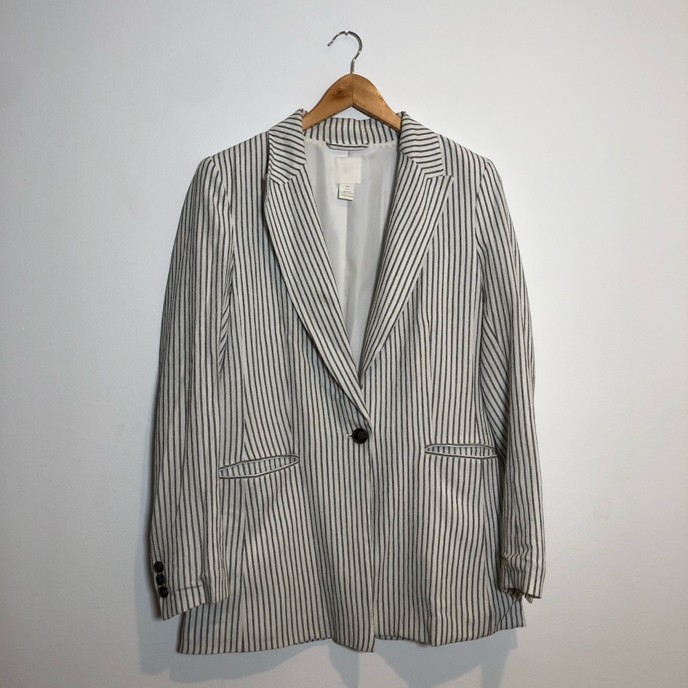 pin stripes blazer
